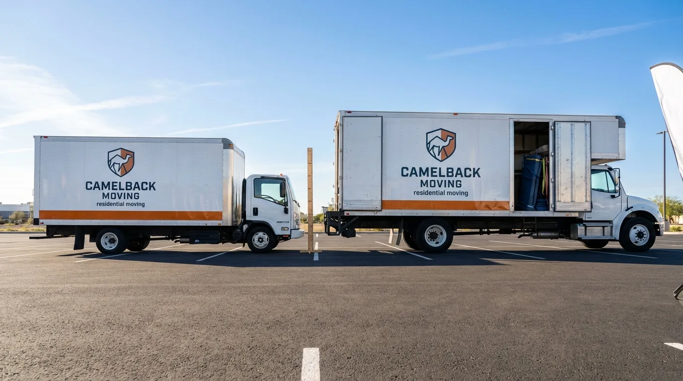 Moving truck size capacity guide in Cerro Gordo